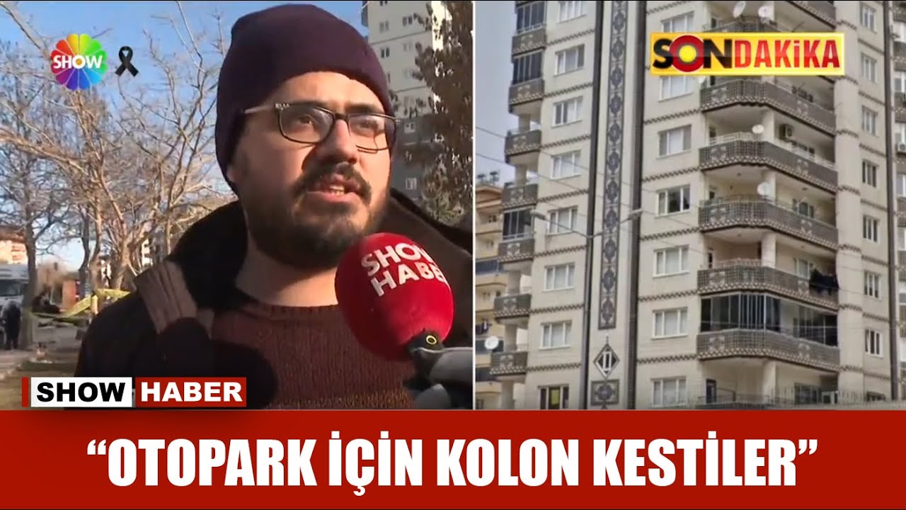 Otoparka daha fazla araç girsin diye kolonları kesmişler