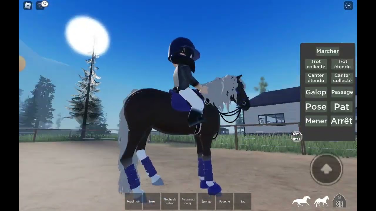 Roblox : Ma routine + présentation de mes chevaux (événement maple springs)