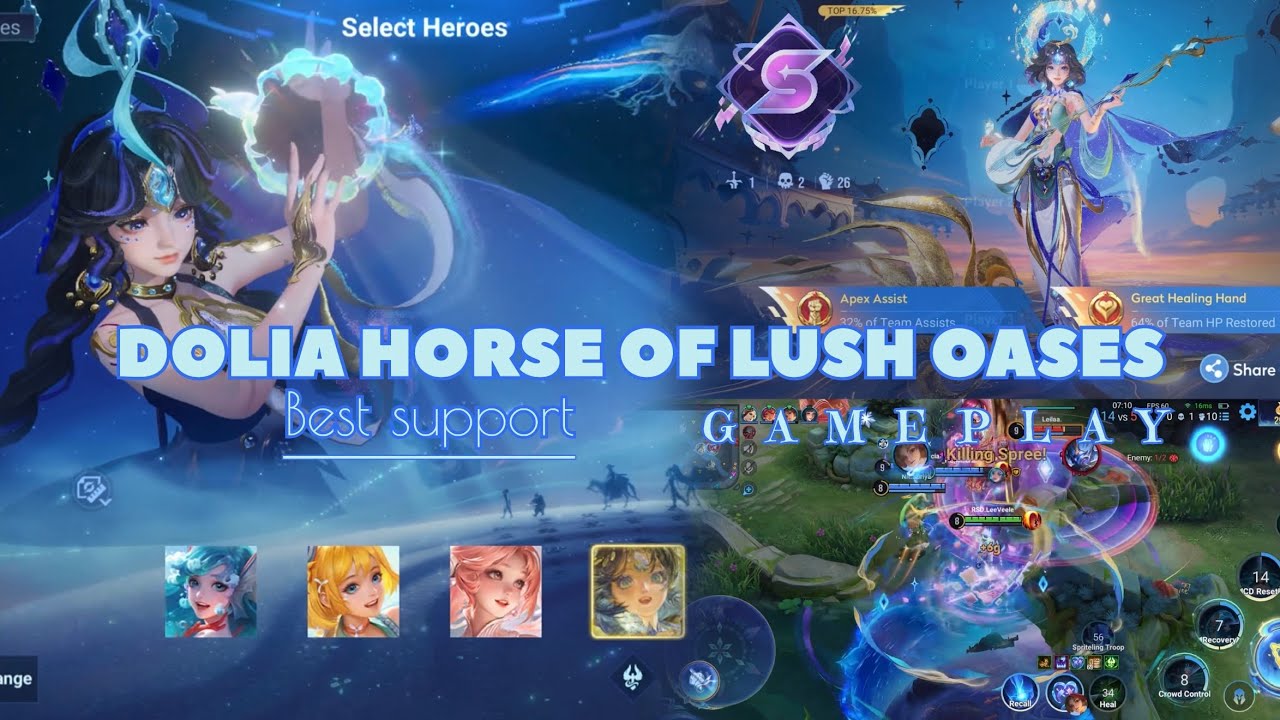 Dolia | Horse of Lush Oases — Best Support Gameplay + Ultimate Resets for Team Domination