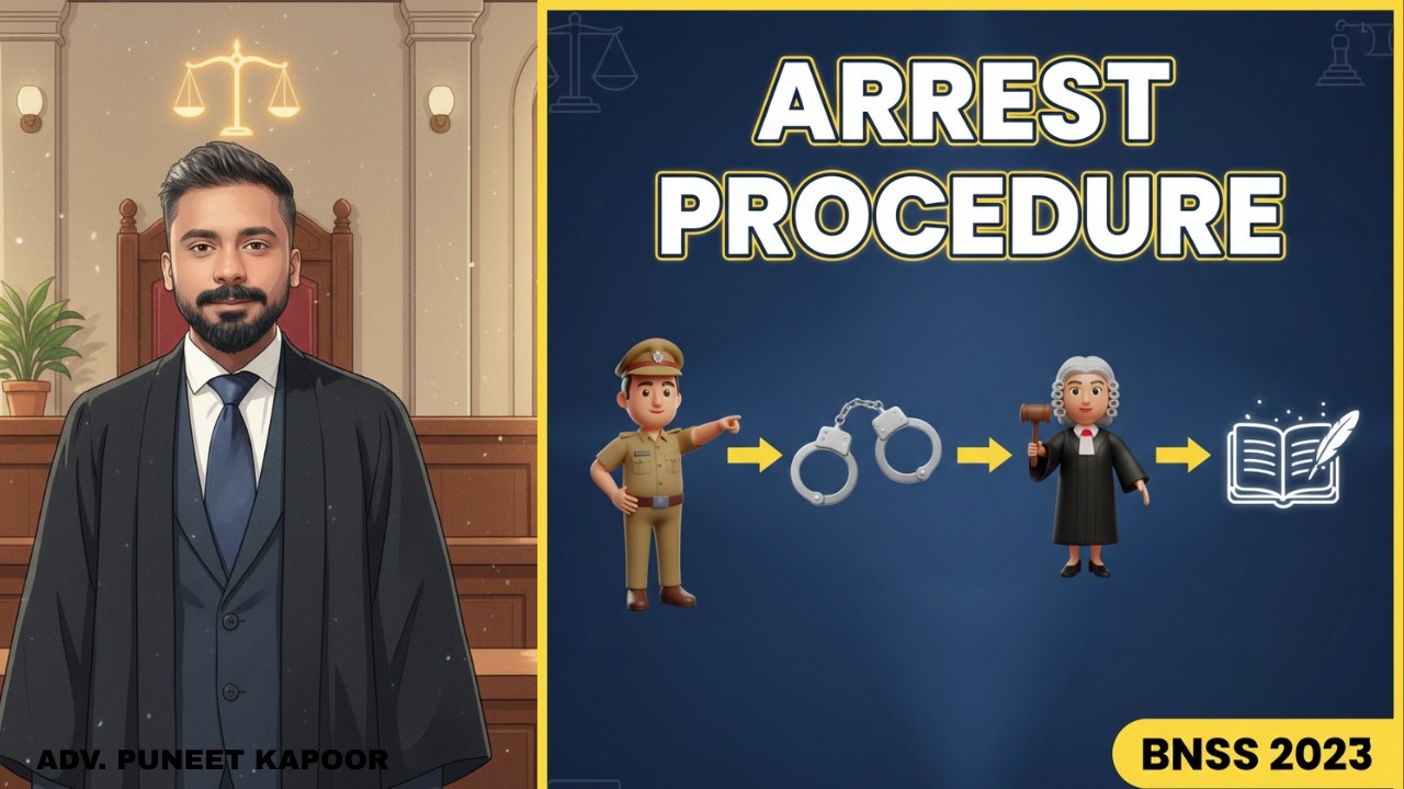 New Arrest Procedure Under BNSS 2023 | What Police Can & Cannot Do👉