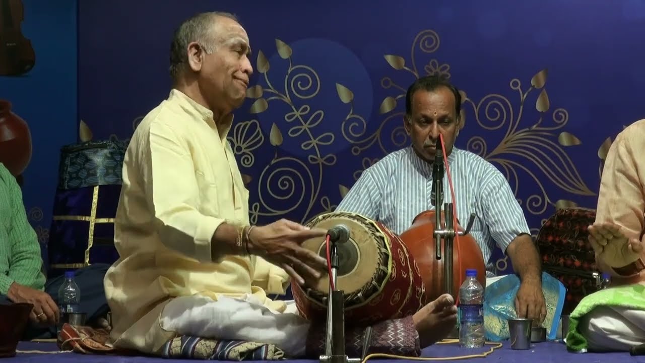 Sangeetha Kalanidhi Sri Dr Trichy Sankaran and Sri Udupi Sridhar Thani in Adi talam