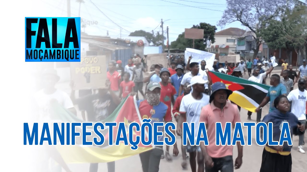 Alguns munícipes na cidade da Matola saíram a rua para manifestarem e exigir os seus direitos