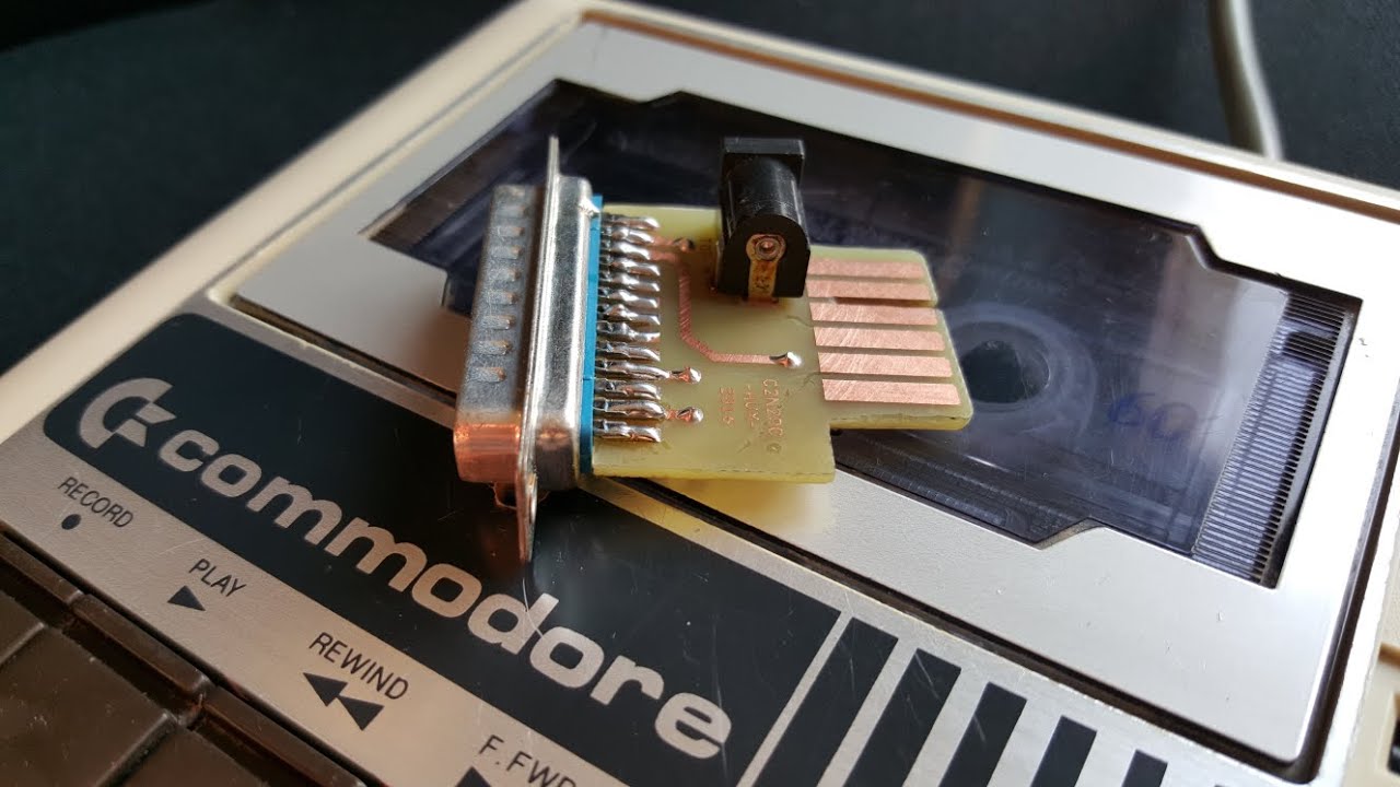 Commodore 64 C64S Tape Adapter