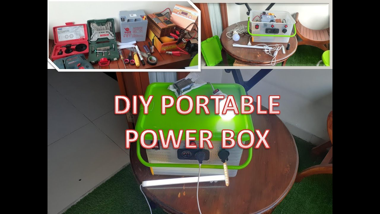 Diy Power Station untuk camping | cara membuat Power Station sederhana di rumah