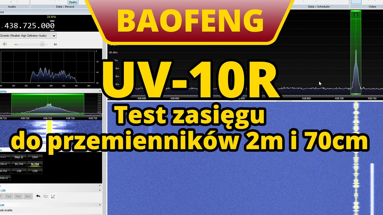 Test zasięgu i por&oacute;wnanie Baofenga UV-10R i UV-82 w łączności przez przemienniki