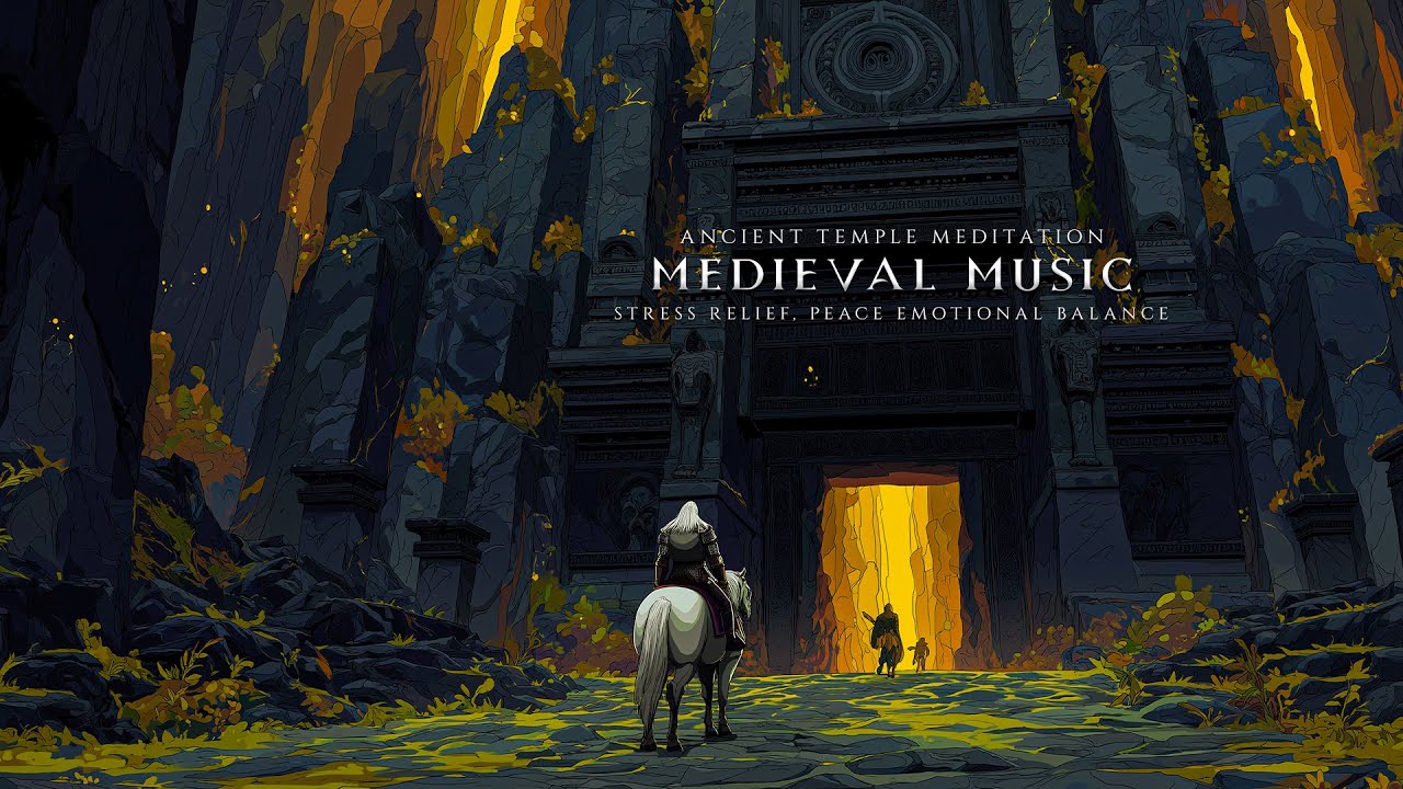 Ancient Temple Meditation | Medieval Music for Stress Relief, Peace & Emotional Balance