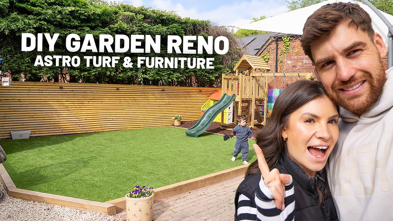 Garden Renovation | Artificial Grass Install, New Furniture & Patio Plans!!