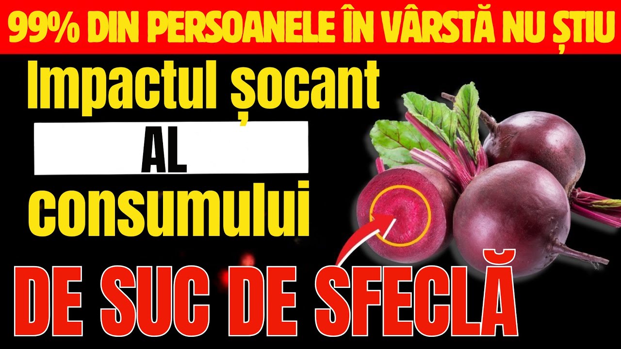 Află beneficiile uimitoare ale sucului de sfeclă pentru sănătate!