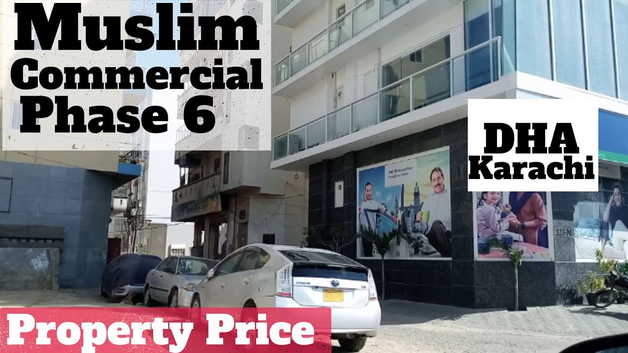 Muslim Commercial area DHA Phase 6 Karachi | Complete updates 2022 #rent #property #studioapartment