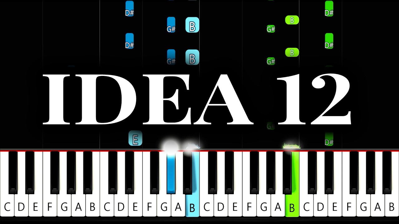 Gibran Alcocer - Idea 12 - Piano Tutorial