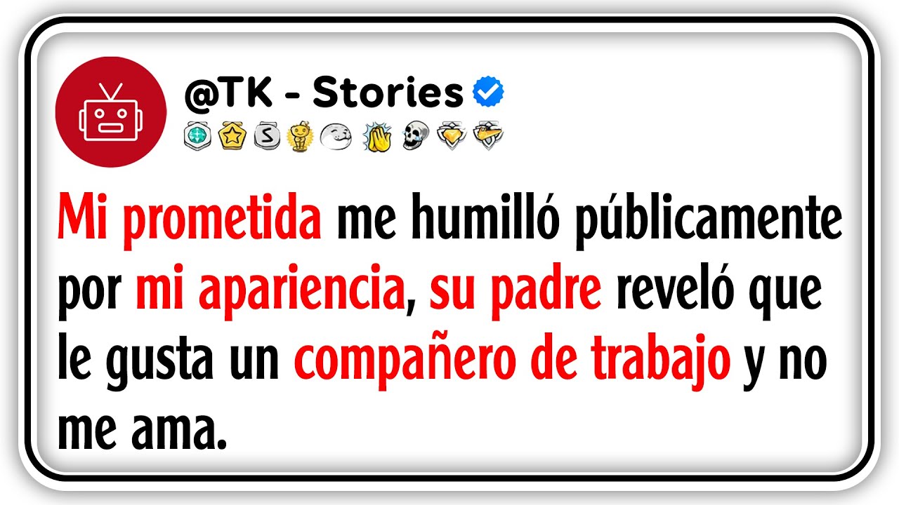 Mi prometida me humilló públicamente por mi apariencia, su padre reveló que le gusta un compañero...