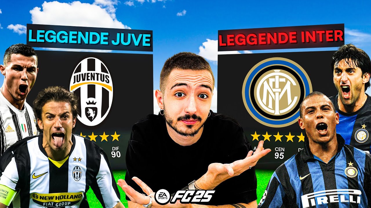LEGGENDE della JUVE vs LEGGENDE dell'INTER su FC 25!