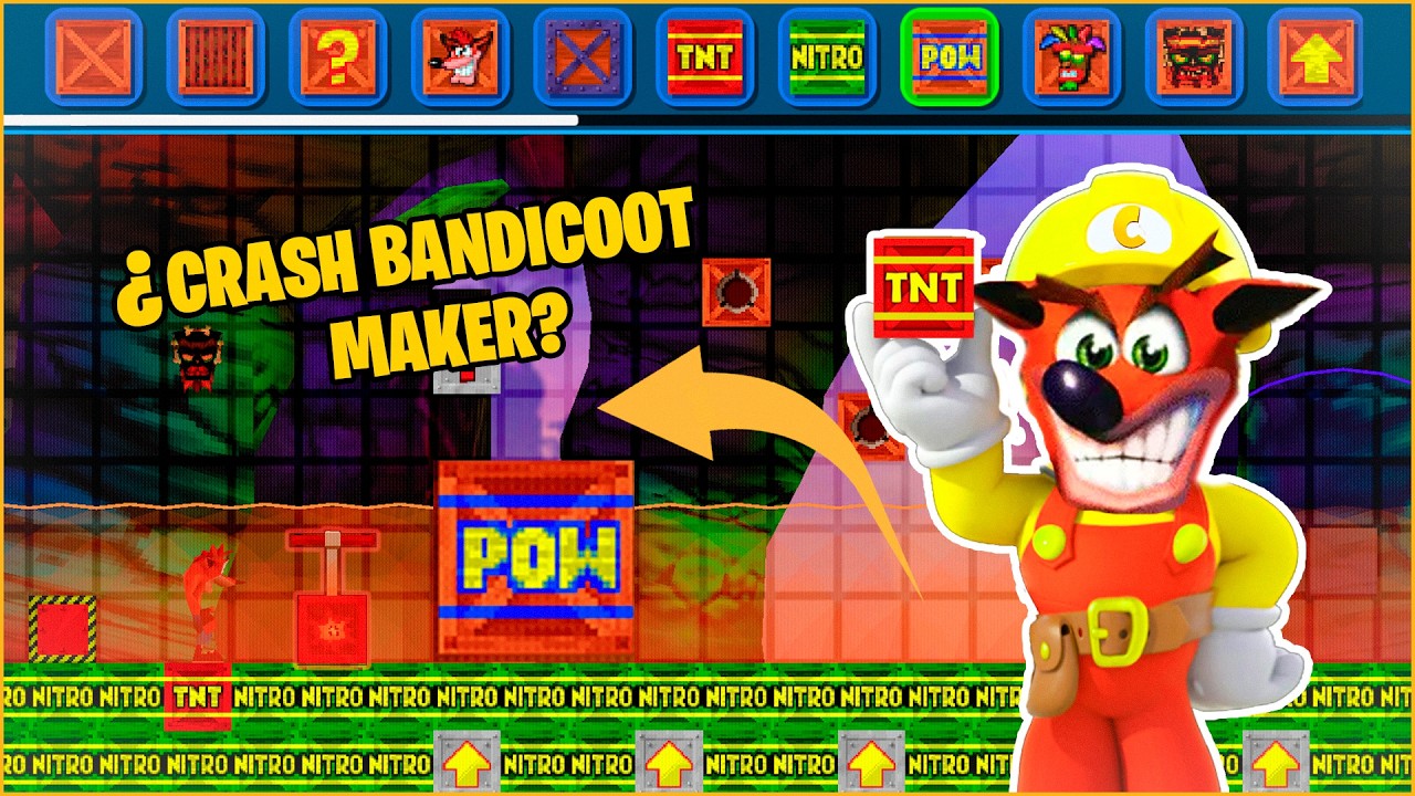 Existe un Crash Bandicoot Maker… y es increíble!!! | BY LA CUEVA DEL GAMER