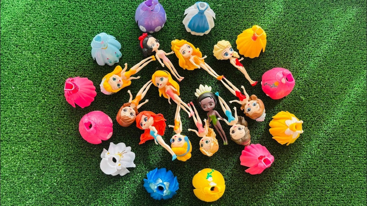 Disney Princess Doll Makeover ~ DIY Miniature Ideas for Barbie - Wig, Dress, Faceup, andMore! DIY