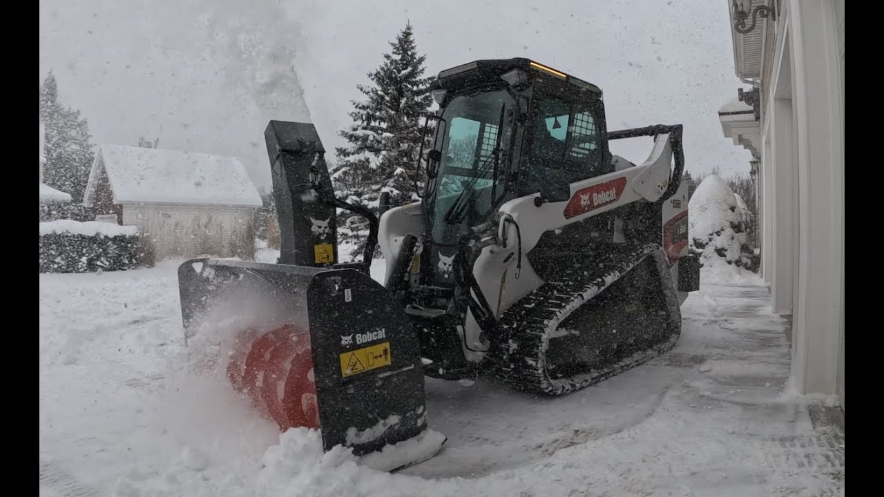 Bobcat T66 Snowblower DJI Mic Works Great Almost No Edits In 4k #392