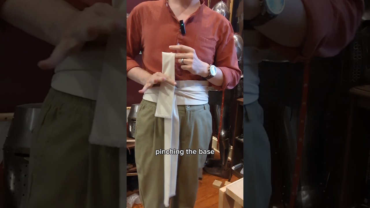 How to Tie a Sash