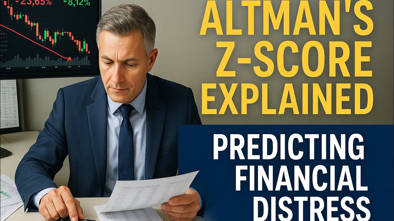 Wyjaśnienie modelu Z-Score Altmana | Prognozowanie trudności finansowych i ryzyka bankructwa!