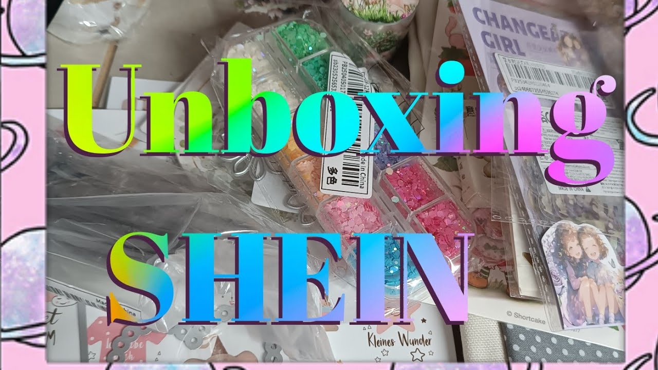 Unboxing SHEIN 👇🏻tutti i link in descrizione 👇🏻❤️😘#resinauv #scrapbooking