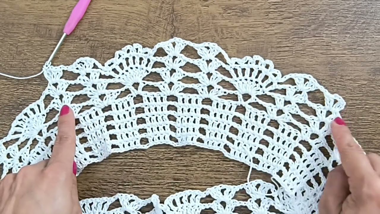 vestido de crochê ponto abacaxi#crochet