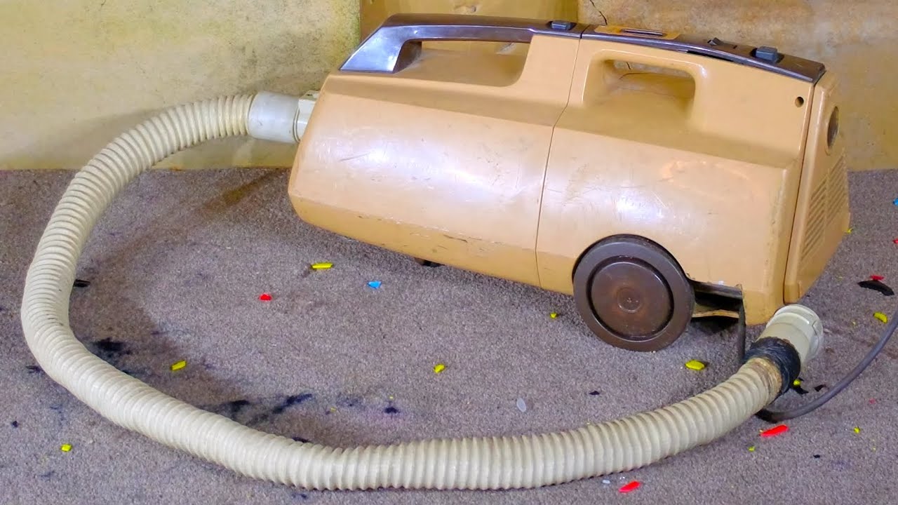 Vintage GE Vacuum Destruction With Motor Burn Out