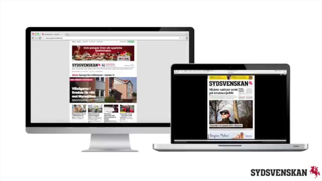 Hur du l&auml;ser Sydsvenskans e-tidning i datorn