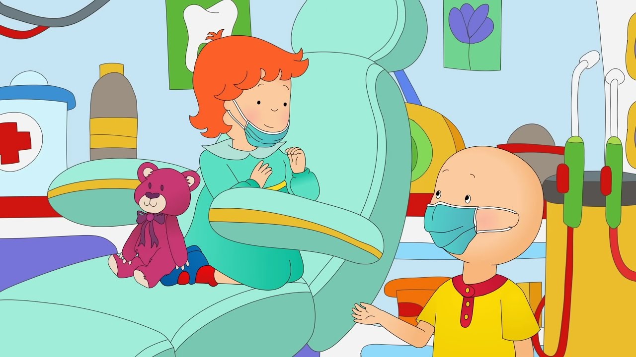 Pierwsza wizyta Rosie u dentysty | Bajki dla dzieci | Kajtuś po Polsku [Caillou]