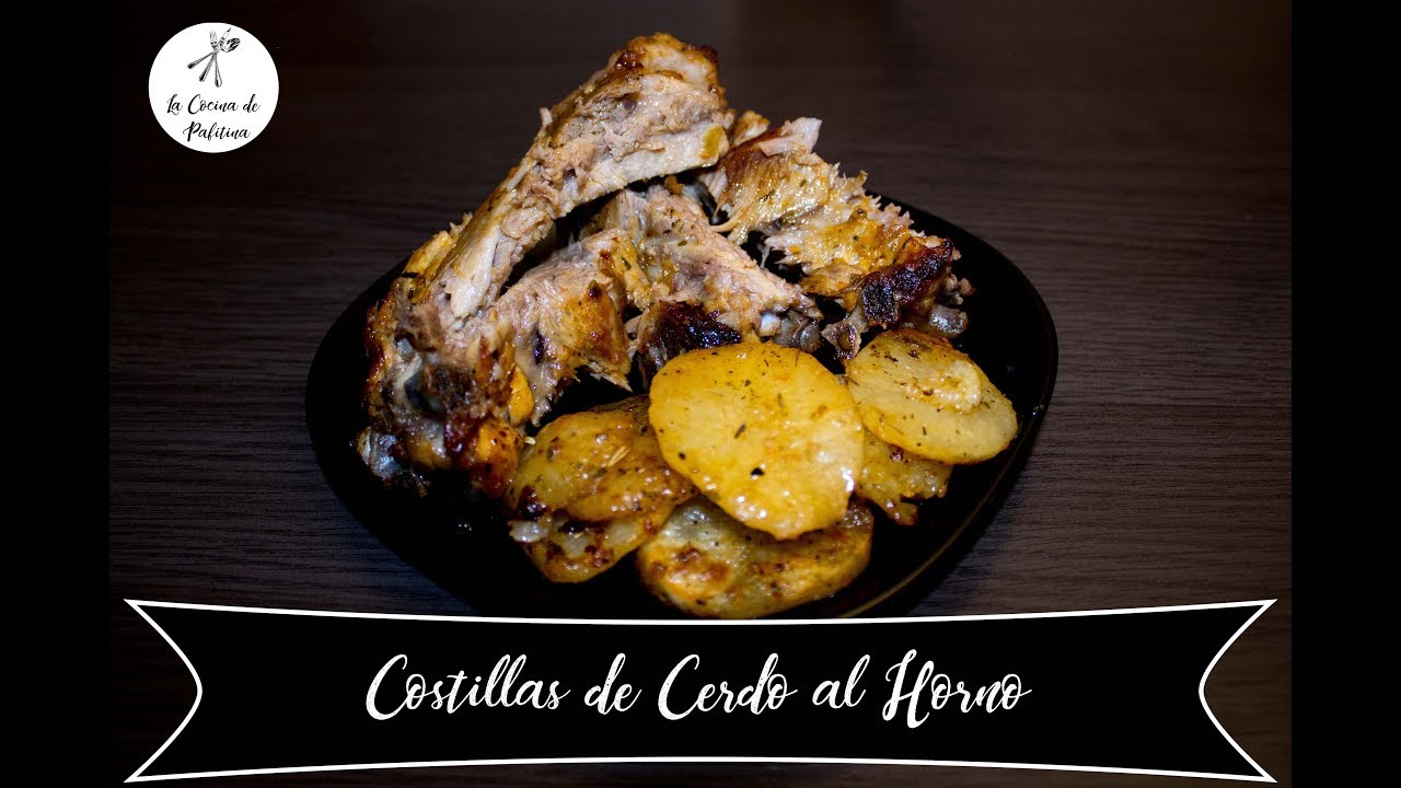 Costillas de Cerdo al Horno | Estilo Asturiano