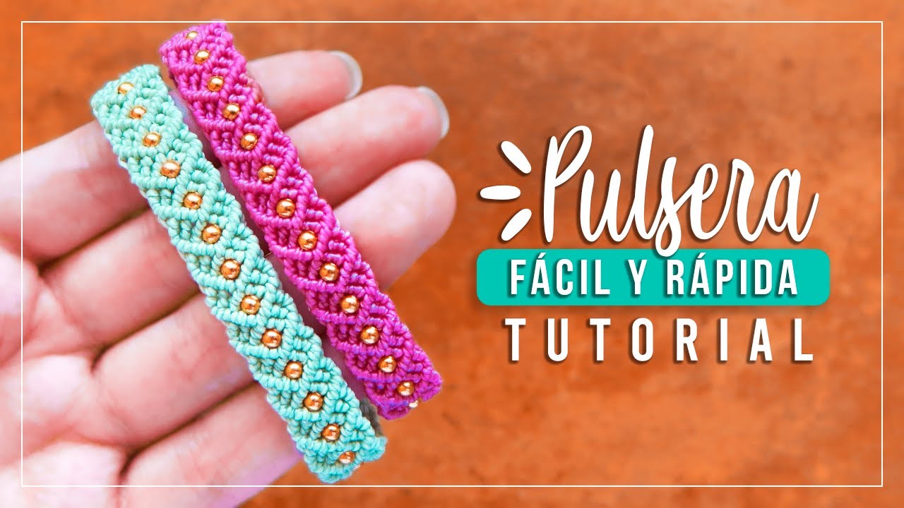 Cómo hacer pulsera de hilo fácil y rápida #13✨ Paso a Paso | DIY Macrame Friendship Bracelet