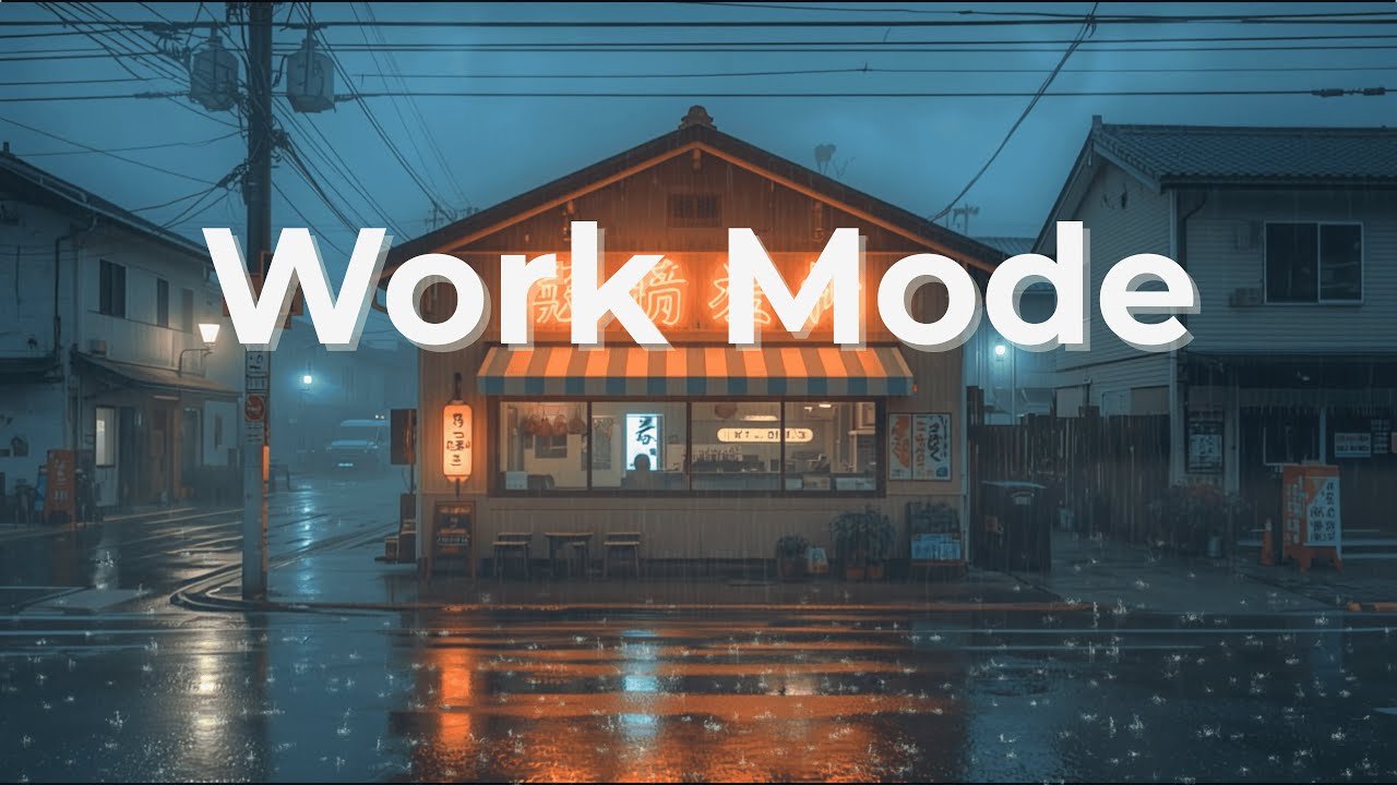 Work Mode Lofi 💻 Focus Music for Late Night Productivity