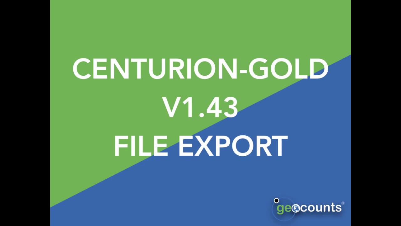 Diamond Traffic Centurion-Gold File Export