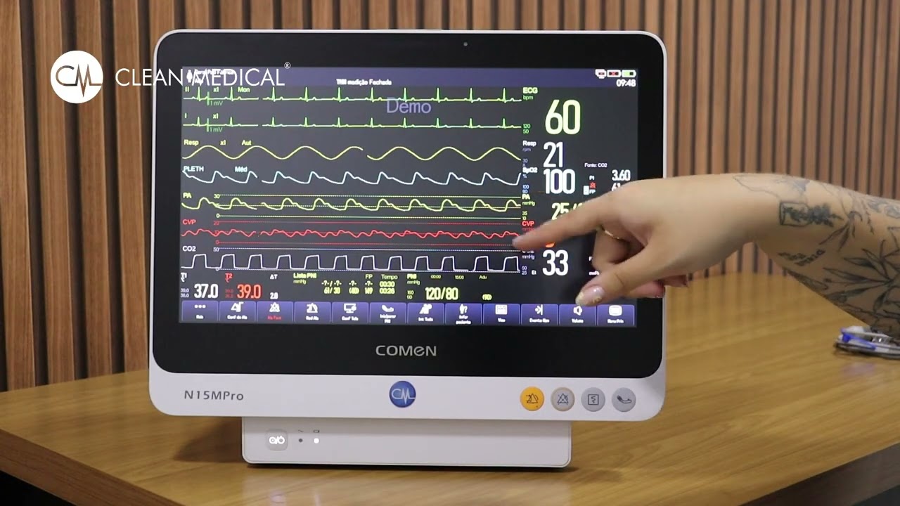 Monitor Multiparâmetro  Comen N15MPro | Clean Medical