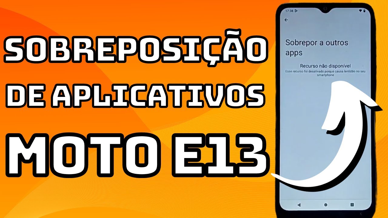 COMO ATIVAR SOBREPOSIÇÃO DE APPS NO CELULAR MOTOROLA MOTO E13