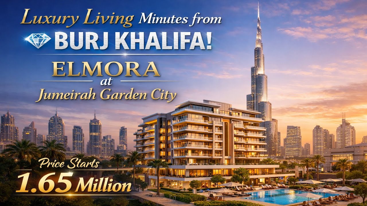 Luxury Living Minutes from Burj Khalifa! 💎 Elmora at Jumeirah Garden City Price starts 1.65 Million 