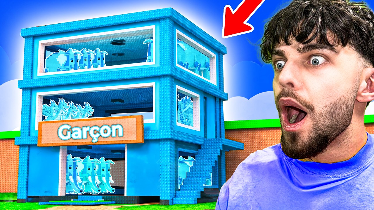 Je crée la MEILLEURE BASE de GARÇON sur Steal a Brainrot !