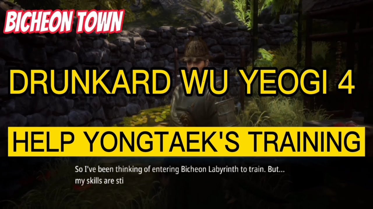 MIR4- DRUNKARD WU YEOGI 4 | HELP YONGTAEK,S TRAINING