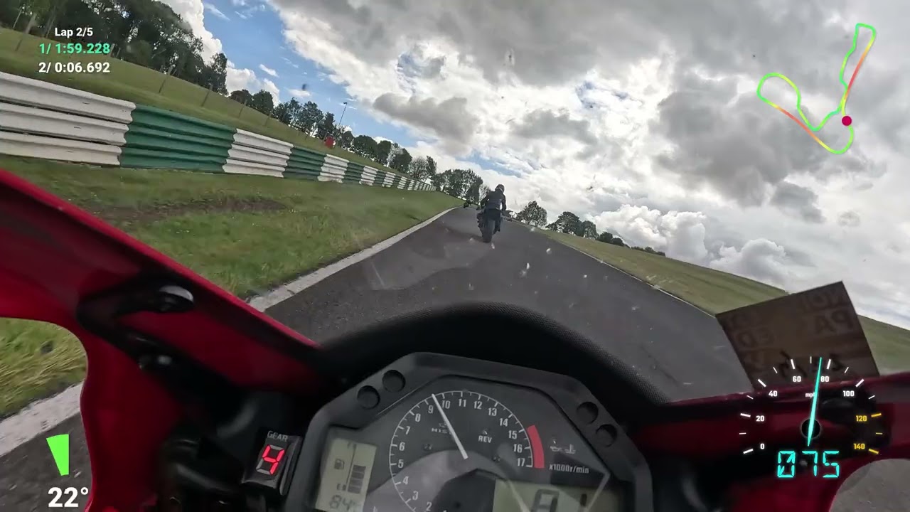 CBR600RR Track Day at Cadwell Park – Session 4 (Middle Group, 22 July 2025)