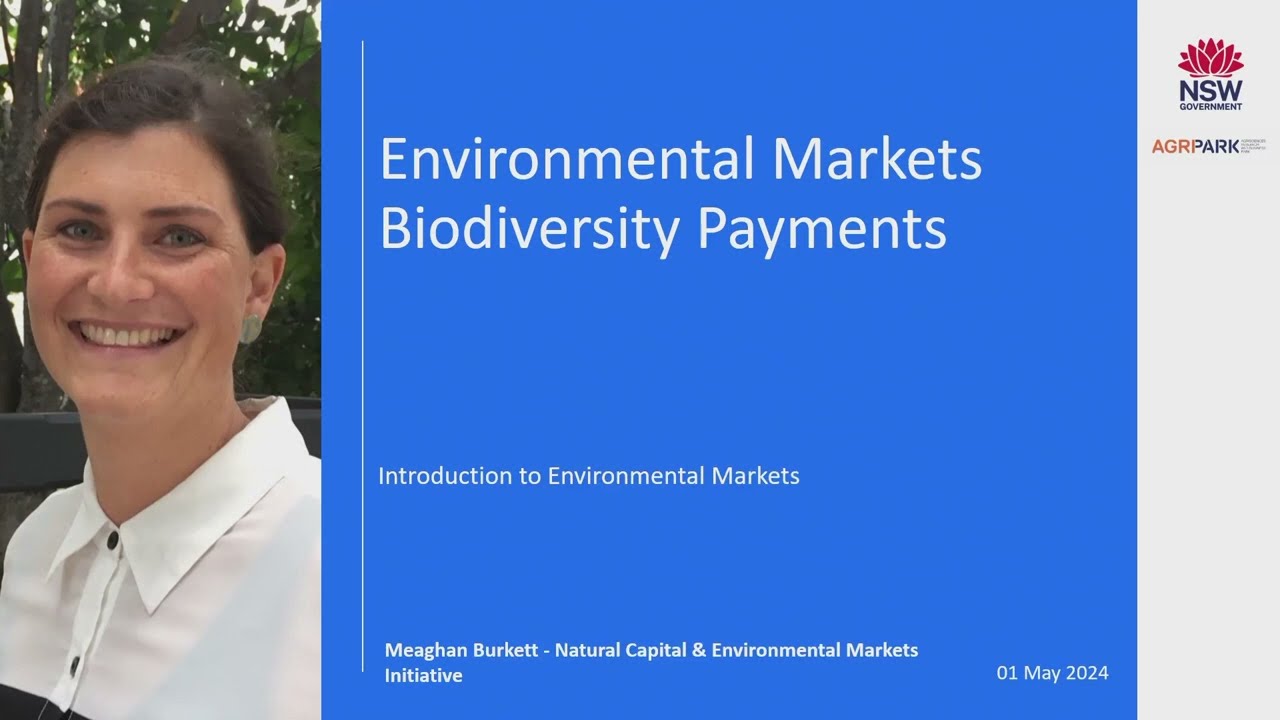 Natural Capital Conversations: Environmental Markets Biodiversity Payments