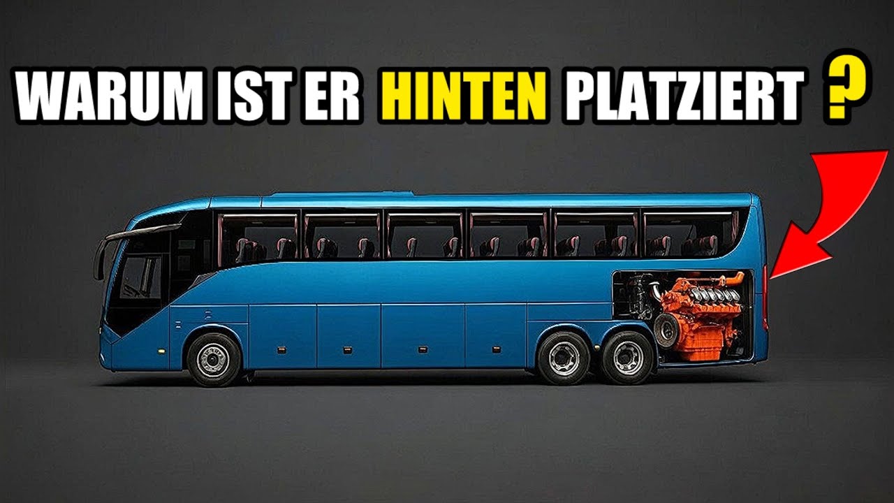 Warum ist der Motor bei Bussen hinten?