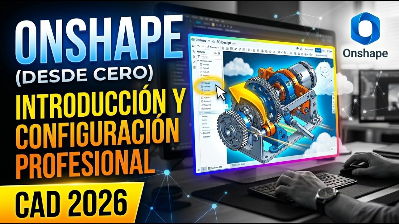 ONSHAPE DESDE CERO: Introducción y Configuración Profesional (CAD 2026)