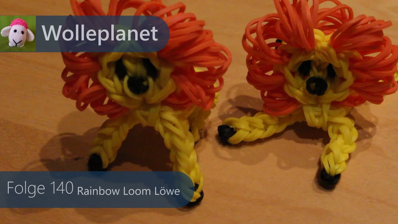 Rainbow Loom Löwe mit Loom