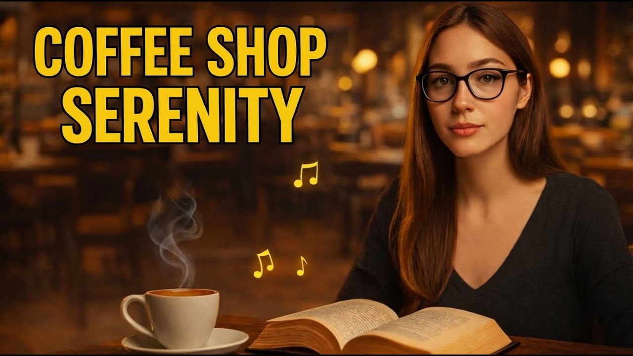 Coffee Shop Serenity | Gentle Music for Focus & Reading
