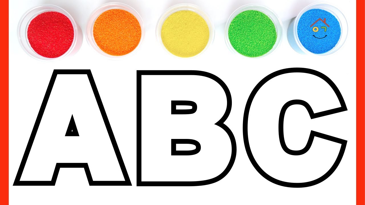 Alphabet A부터 Z까지 그리기 색칠하기 | Alphabet Drawings and Coloring | colours name | abc song | 색모래색깔놀이