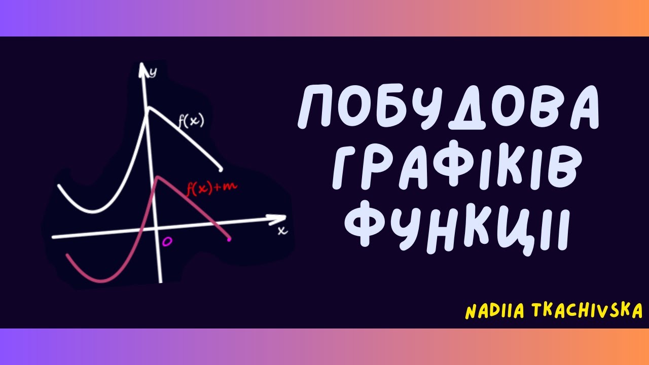 Підготовка до НМТ з математики Перетворення графіків функцій #maths #алгебра #графіки