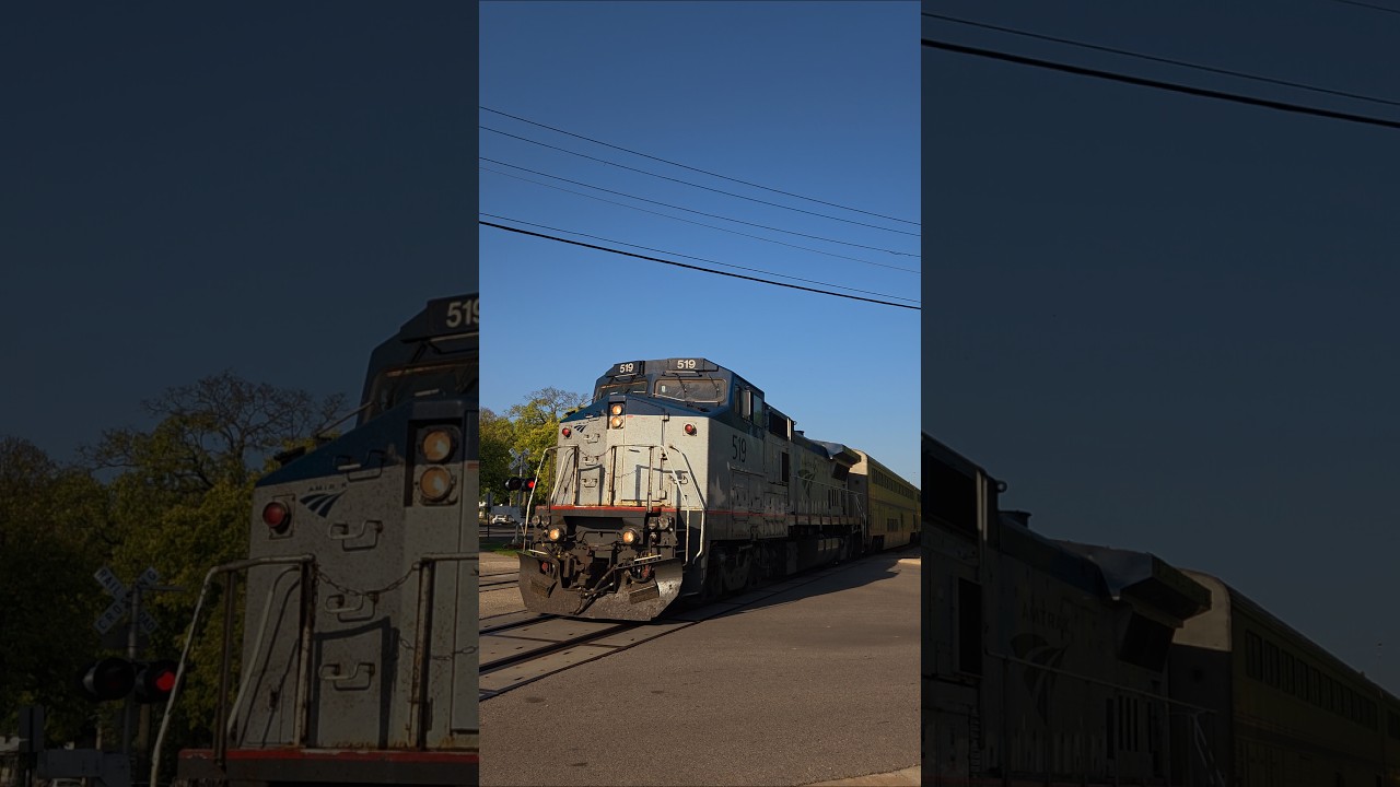 Horn Salute + Conductor Wave! Amtrak Borealis Arrives in La Crosse, WI 🚆👋