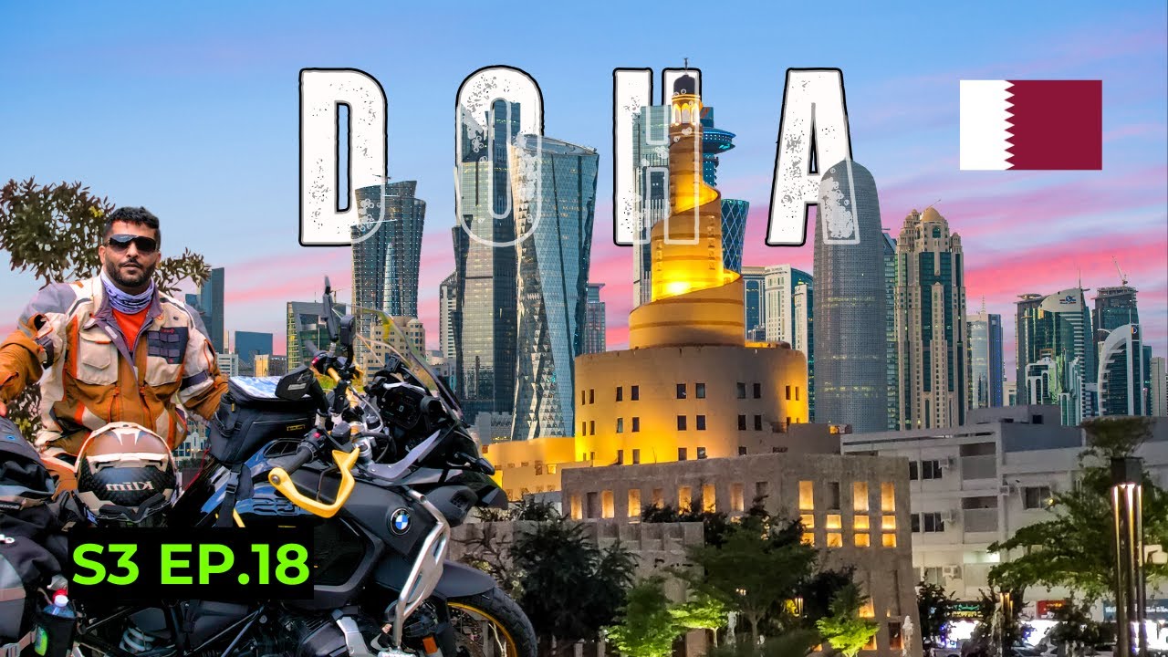 Unbelievable Doha! Al Fanar Mosque & Souq Waqif | MotoVlog | Middle East Motorcycle Tour S3-EP.18