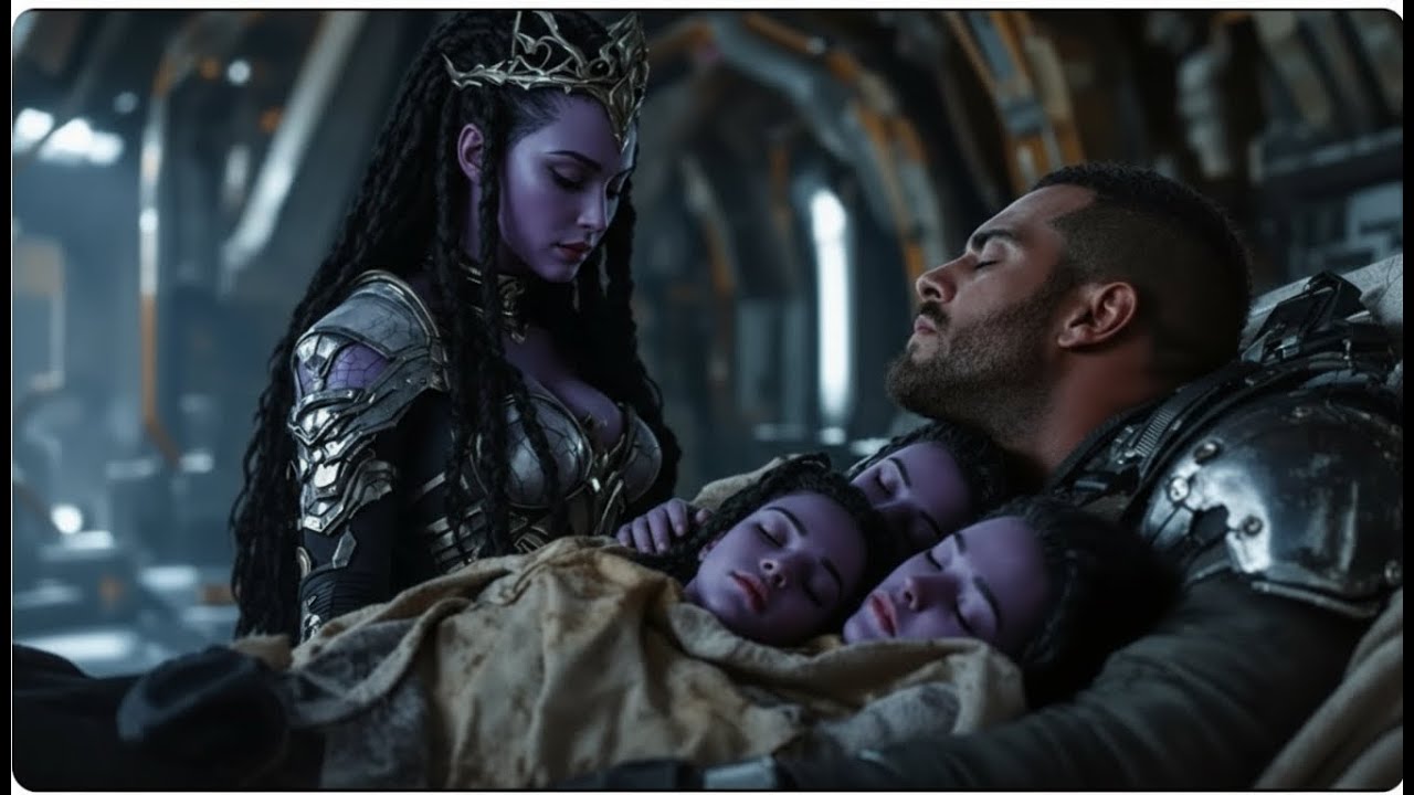 The Alien Queen Searched the Palace… Her Daughters Were Asleep on the Human