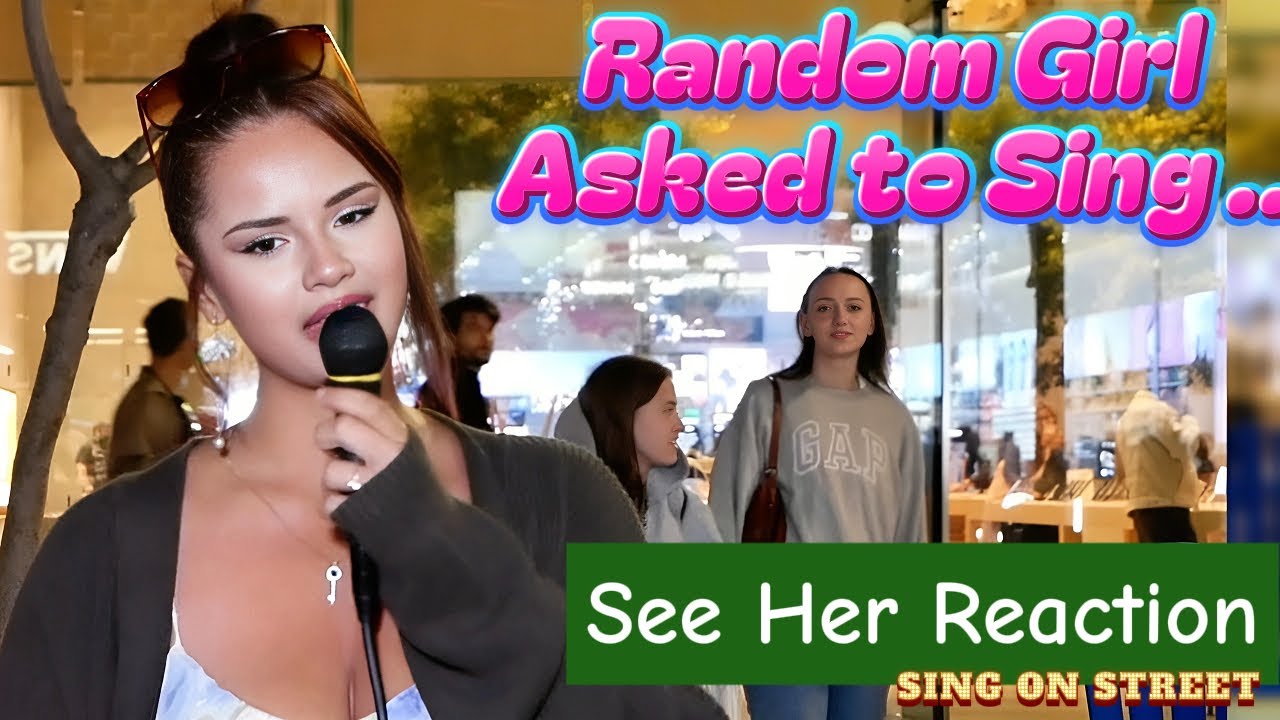 😮I Asked a Random Girl to Sing... You Won’t Believe Her Voice!💗Singing in Public🍀Adele - All I Ask
