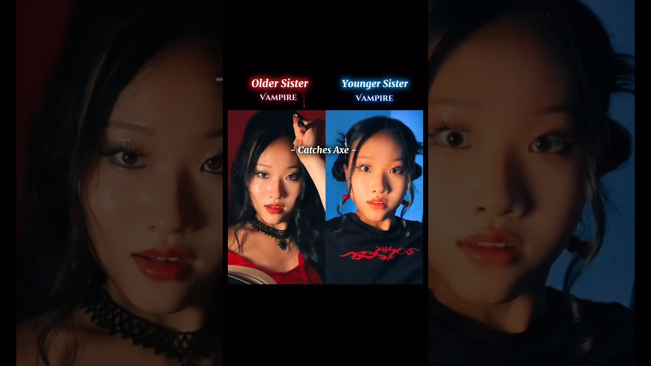 #pov You and your sister are vampires, and you&rsquo;re both always competing to be the strongest&hellip; #shorts