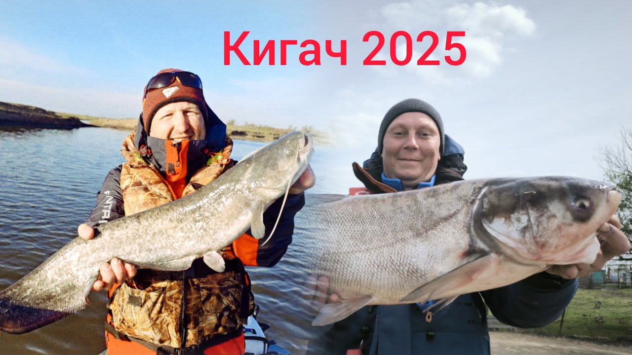 Рыбалка в Астраханской области на реке Кигач. Апрель 2025
