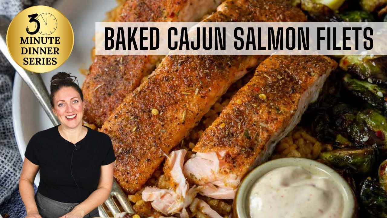 AMAZING CAJUN SALMON RECIPE | Great 30 minute dinner!